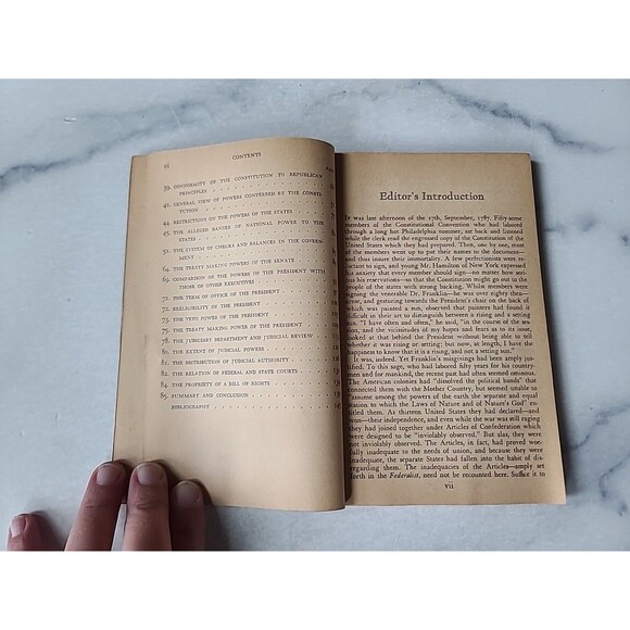 Selections From The Federalist Edited By Henry S. Commager Paperback - Picture 5 of 10